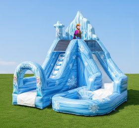 T8-8454 Frozen Theme Inflatable Water Sl...