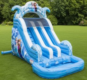 T8-8615 Frozen Theme Inflatable Water Sl...
