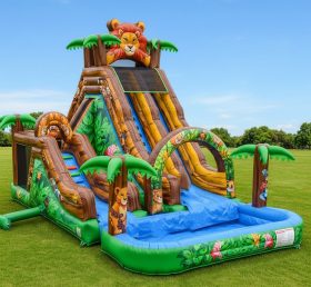 T8-8629 Jungle Theme Inflatable Water Sl...