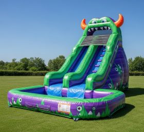 T8-8492 Monster Theme Inflatable Water S...