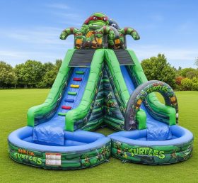 T8-8666 Ninja Turtles Theme Inflatable W...