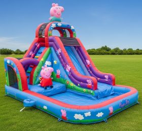 T8-8679 Peppa Pig Theme Inflatable Water...