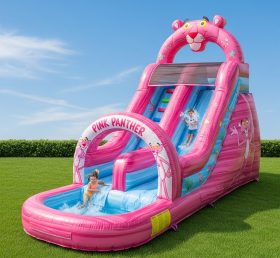 T8-8508 Pink Panther Theme Inflatable Wa...