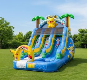 T8-8515 Pokemon Theme Inflatable Water S...