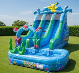 T8-8681 Pokemon Theme Inflatable Water S...
