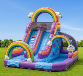 T8-8523 Rainbow Theme Inflatable Water S...