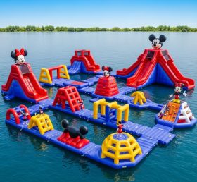 S222 Mickey & Minnie Theme Inflatable Wa...