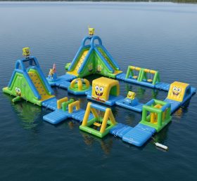 S269 Spongebob Theme Inflatable Water Pa...