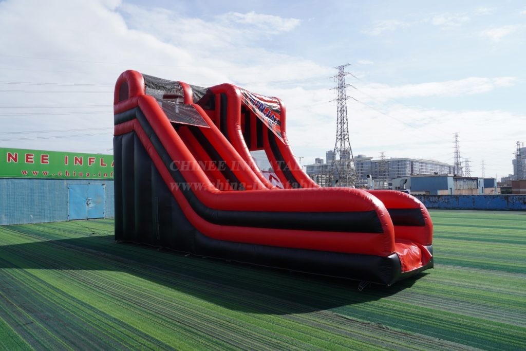 T8-7507 Inflatable NINJA Warped Wall Challenge & Slide