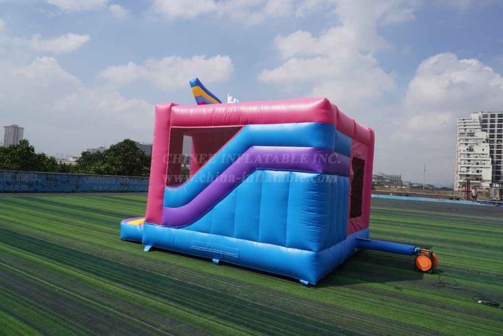 T2-8209 Rainbow Unicorn Inflatable Combos