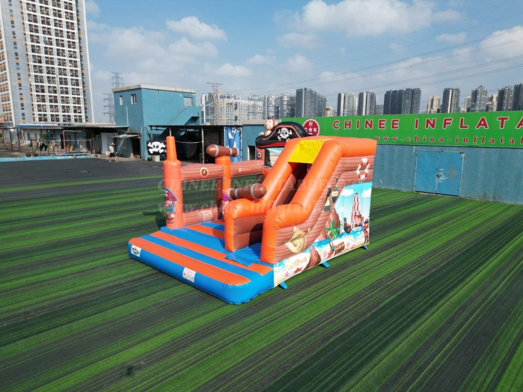 T2-8116 Pirate Ship Inflatable Combo