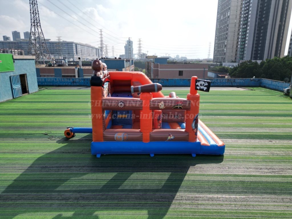 T2-8116 Pirate Ship Inflatable Combo