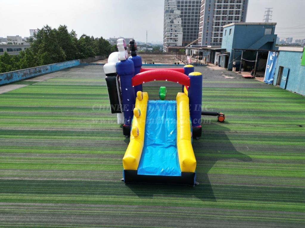 T2-4385B Bounce House & Slide for “Seattle Music”