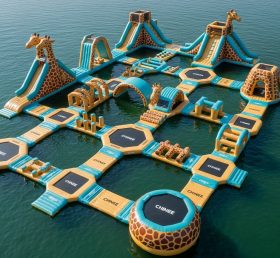 S479 Giraffe Theme Inflatable Water Park