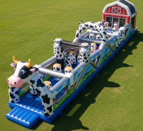 T7-3758 Cow Theme Inflatable Obstacle Co...