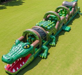 T7-3765 Crocodile Theme Inflatable Obsta...
