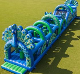 T7-3948 Peacock Theme Inflatable Obstacl...