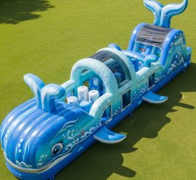 T7-4060 Whale Theme Inflatable Obstacle ...