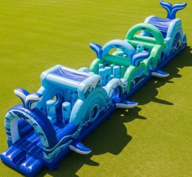 T7-4064 Whale Theme Inflatable Obstacle ...
