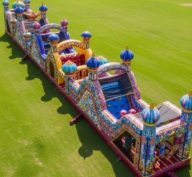 T7-4089 Aladdin Theme Inflatable Obstacl...