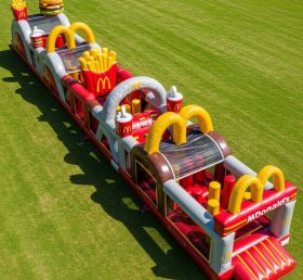 T7-4238 McDonald Theme Inflatable Obstac...