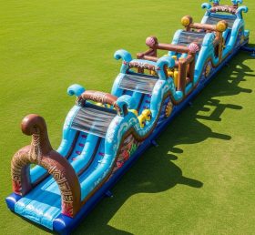 T7-4262 Moana Theme Inflatable Obstacle ...