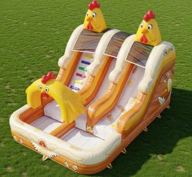 T8-5484 Chicken Theme Inflatable Water S...