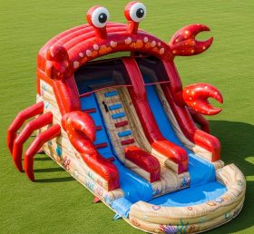 T8-5510 Crab Theme Inflatable Water Slid...
