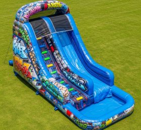 T8-5617 Graffiti Theme Inflatable Water ...