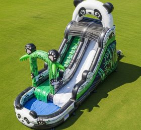 T8-5728 Panda Theme Inflatable Water Sli...