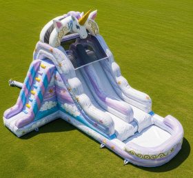 T8-5861 Unicorn Theme Inflatable Water S...
