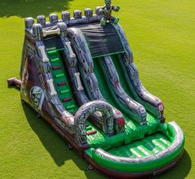 T8-5907 Zombie Theme Inflatable Water Sl...