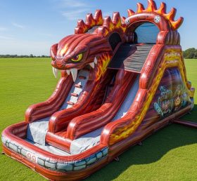 T8-7164 Blaze Monster Theme Inflatable W...