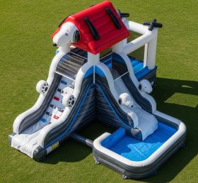 T8-7465 Snoopy Theme Inflatable Water Sl...