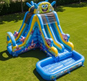 T8-7482 SpongeBob Theme Inflatable Water...