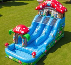T8-7554 The Smurfs Theme Inflatable Wate...