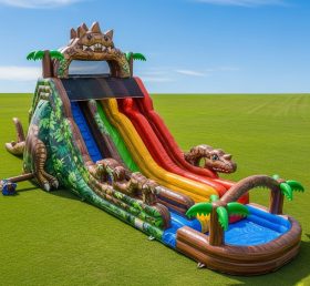 T8-7657 Dinosaur Theme Giant Slide