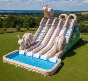 T8-7717 Snail Theme Giant Slide