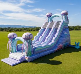 T8-7777 Jellyfish Theme Inflatable Slide