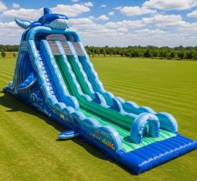 T8-7881 Whale Theme Giant Slide