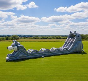 T8-7886 Wolf Theme Giant Slide