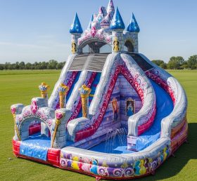 T8-8764 Princess Castle Inflatable Water...