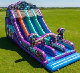 T8-9053 Fortnite-themed Inflatable Slid...