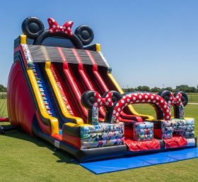 T8-9099 Mickey & Minnie Inflatable Slide