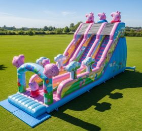 T8-9102 Peppa Pig Inflatable Slide