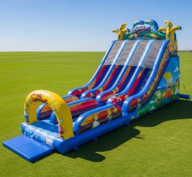 T8-9141 The Simpsons Inflatable Slide