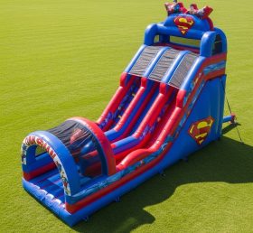T8-9193 Superman Inflatable Slide