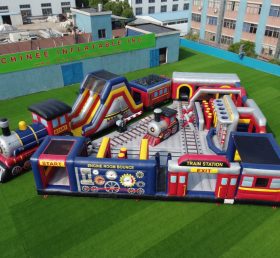 GF3-433 Train Theme Inflatable Park