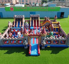 GF3-540 Knight Theme Inflatable Park