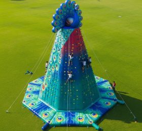 T11-4660 Peacock Theme Inflatable Climbi...
